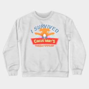 I Survived Cirus Baby's Pizza World Crewneck Sweatshirt